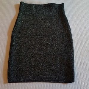 Rock & Republic Black Sparkle Skirt